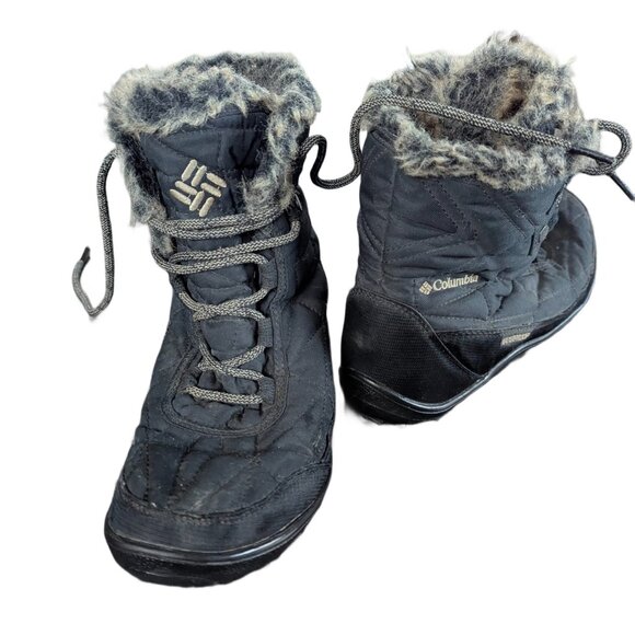 Columbia Women's Insulated Waterproof Lace up Winter Snow boots - Size 9 - Picture 11 of 12